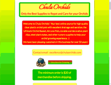 Tablet Screenshot of chulaorchids.com